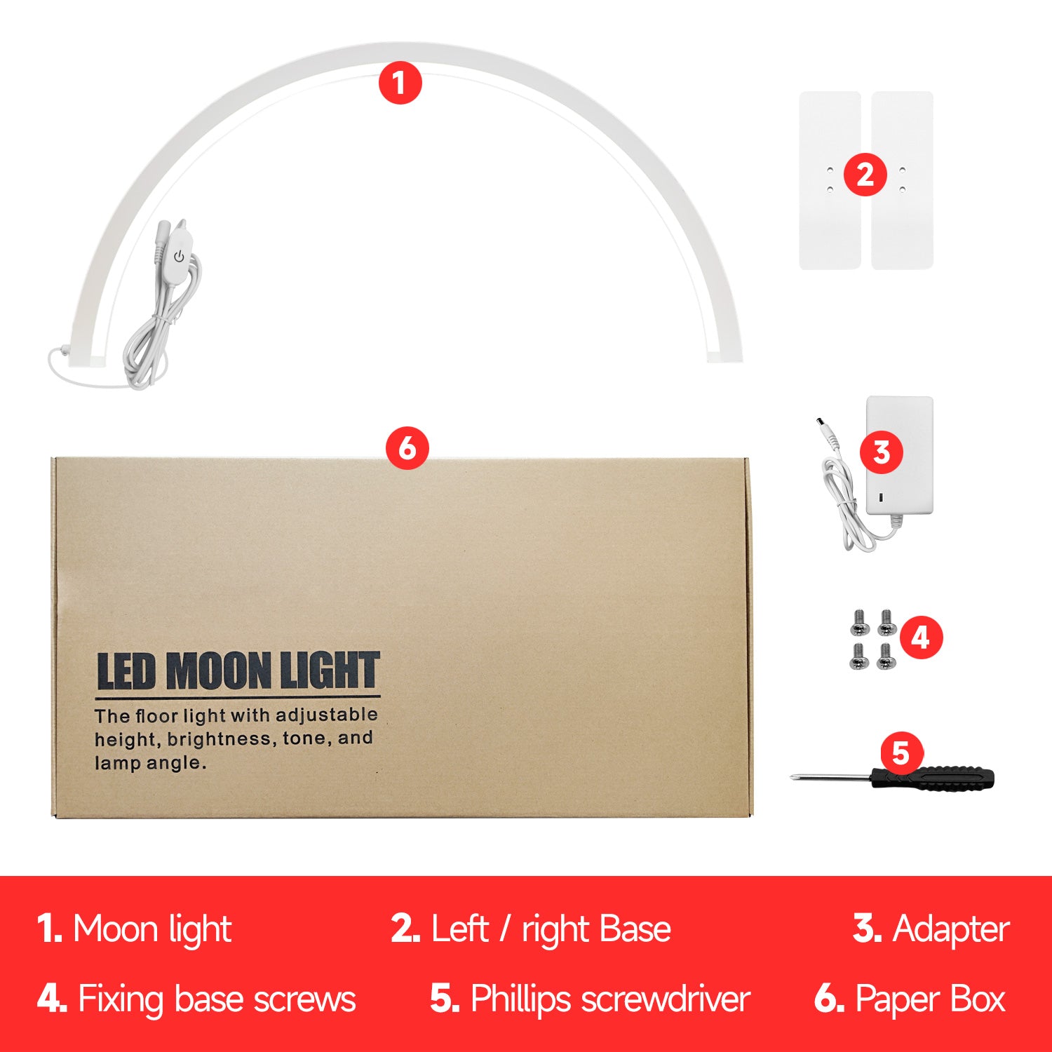 Half Moon Nail Desk Lamp - AULASH