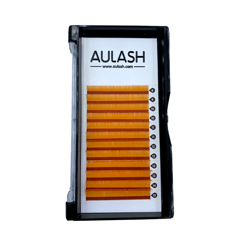 Korean PBT Fiber 0.07mm Color Lashes - AULASH