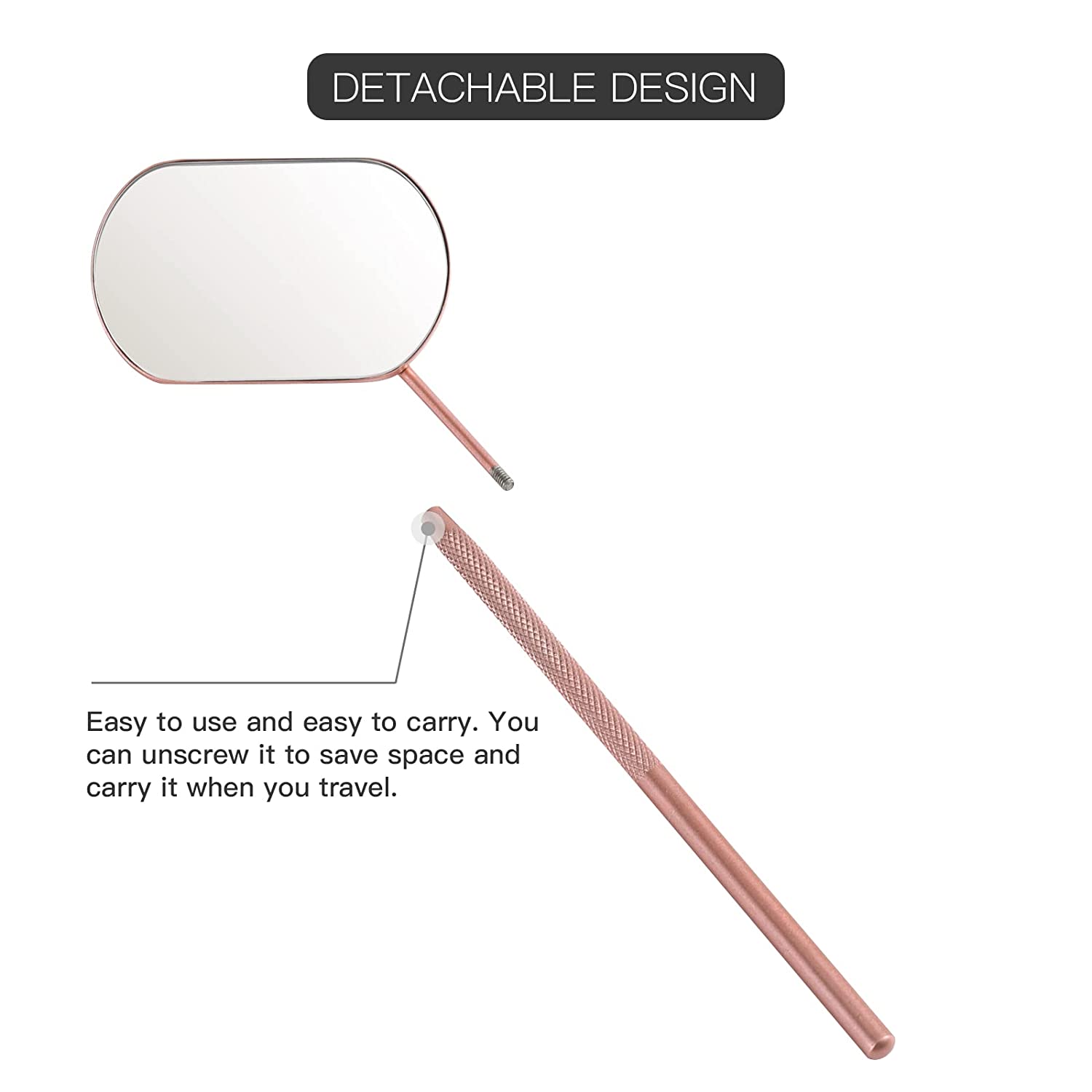 Stainless Steel Large Lash Mirror - AULASH