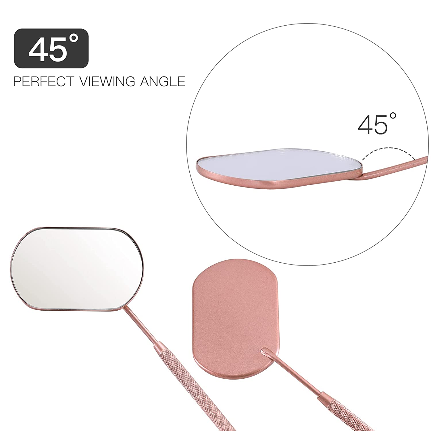 Stainless Steel Large Lash Mirror - AULASH
