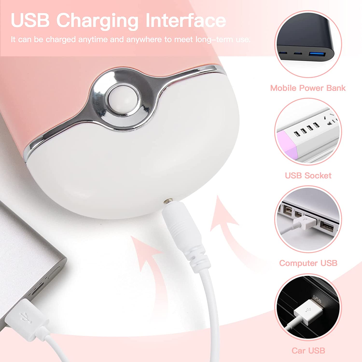 USB Rechargeable Mini Fan Dryer - AULASH