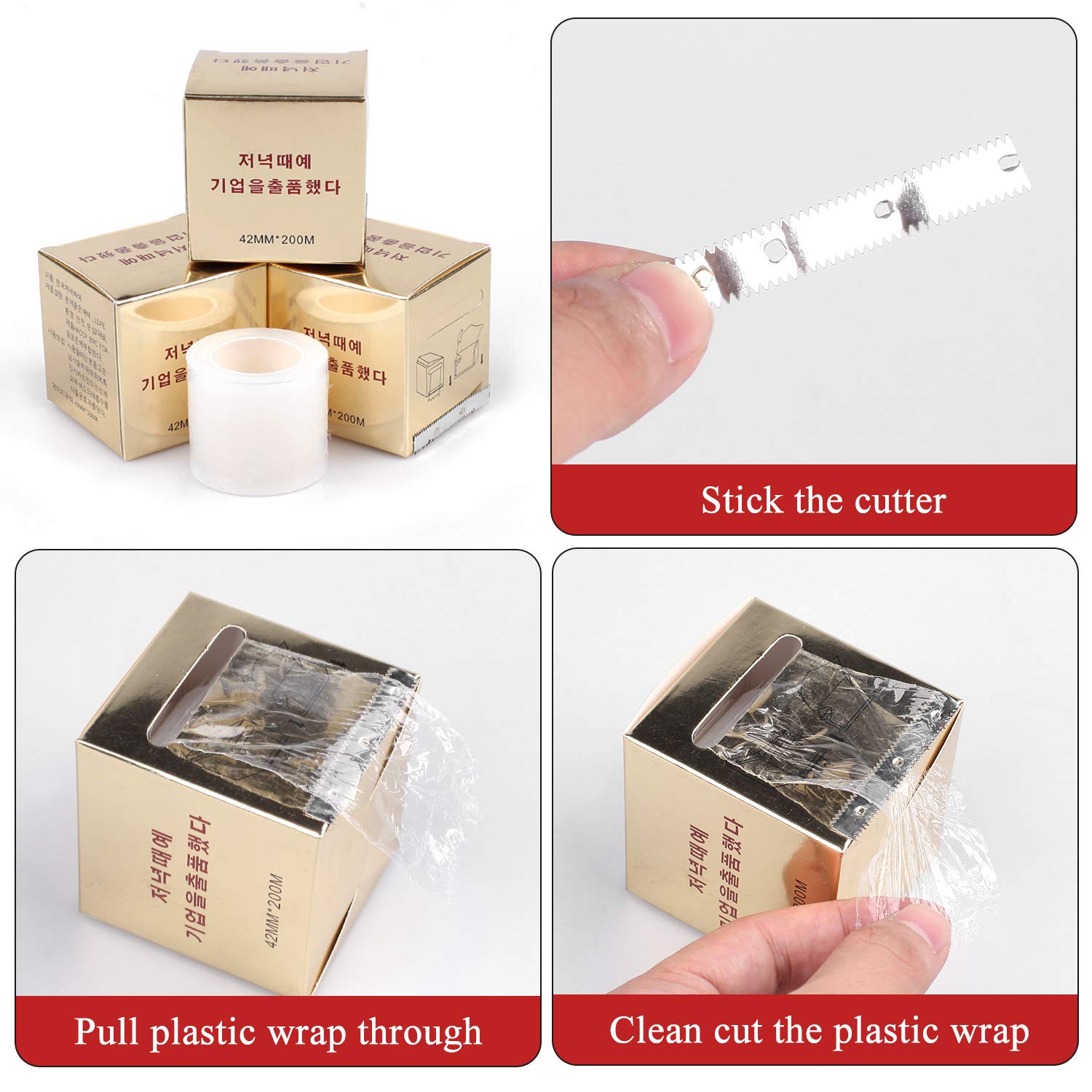 Disposable Lash Plastic Wrap 3pcs/pack - AULASH