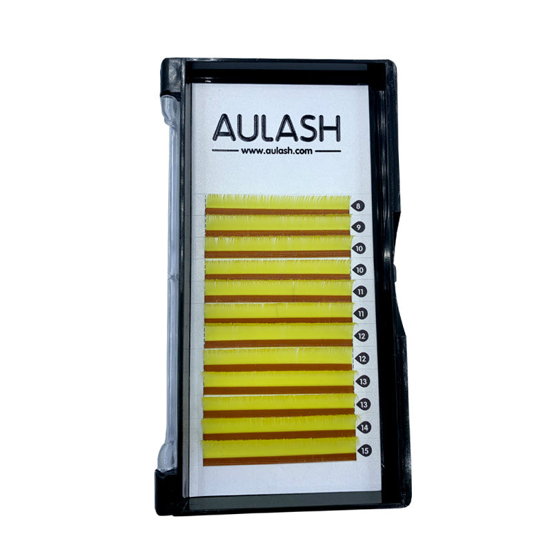 Korean PBT Fiber 0.07mm Color Lashes - AULASH