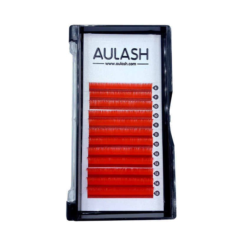Korean PBT Fiber 0.07mm Color Lashes - AULASH