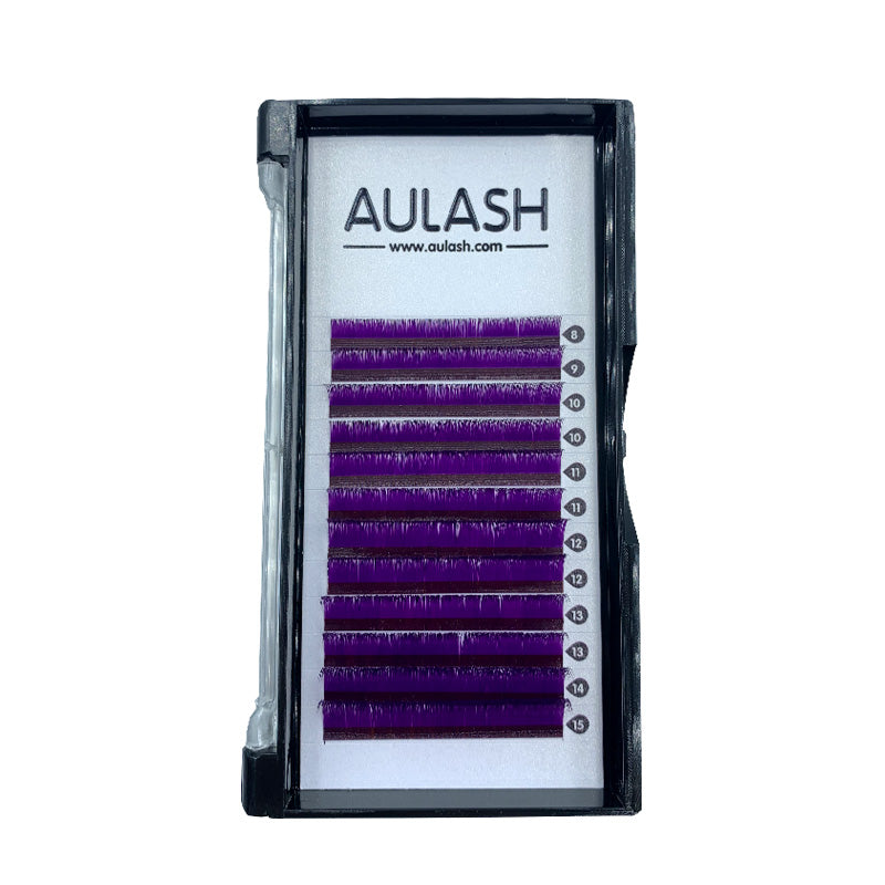 Korean PBT Fiber 0.07mm Color Lashes - AULASH