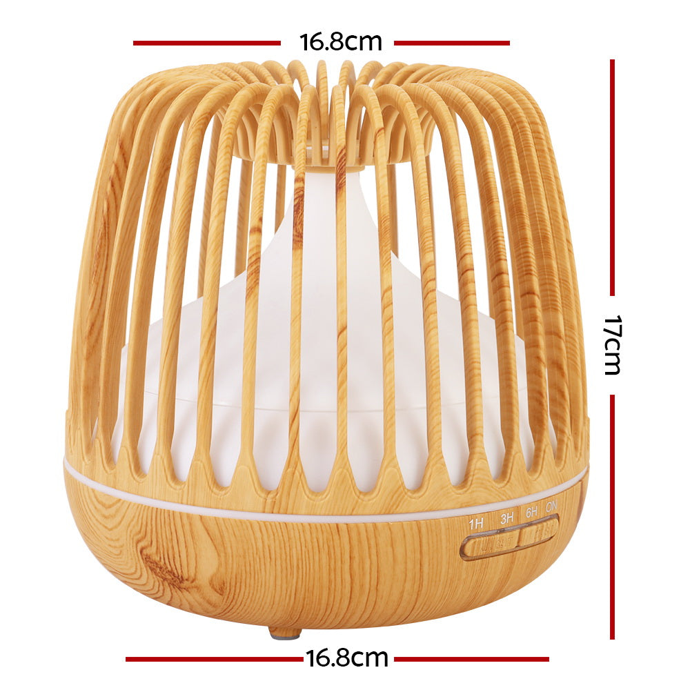Devanti 4-In-1 Aroma Diffuser Aromatherapy Humidifier Essential Oil 500ml - AULASH