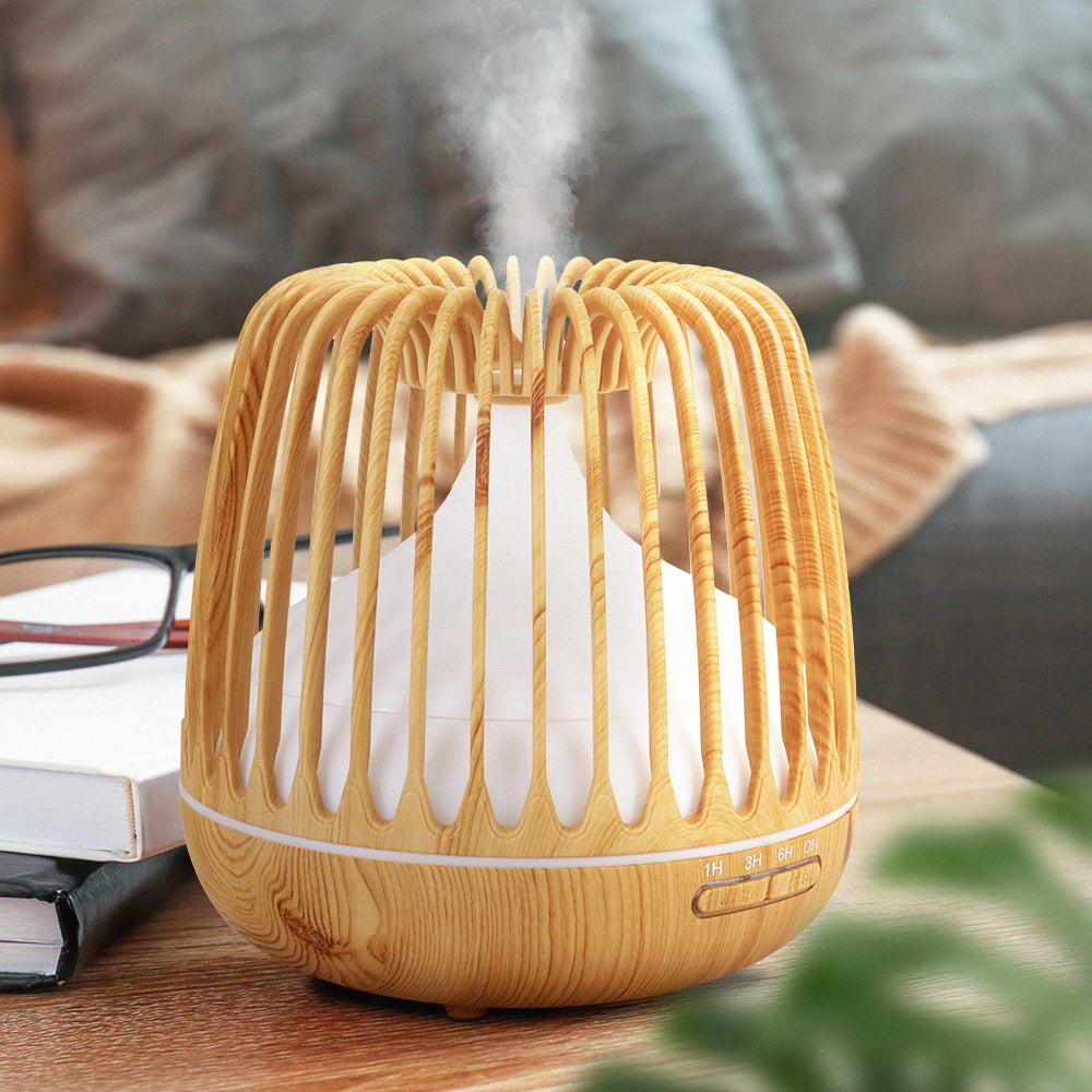 Devanti 4-In-1 Aroma Diffuser Aromatherapy Humidifier Essential Oil 500ml - AULASH