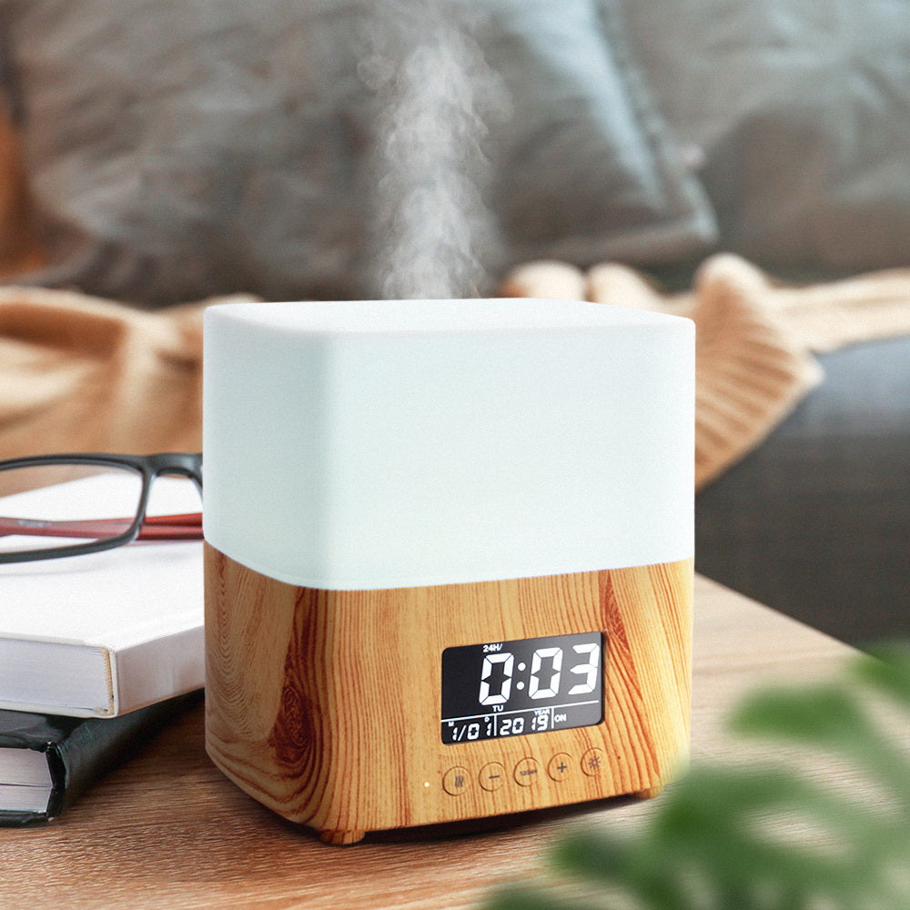 Devanti Aroma Diffuser Aromatherapy Humidifier Essential Oil Clock - AULASH