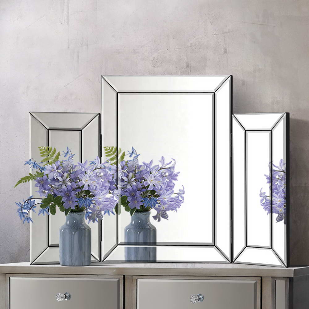 Artiss Mirrored Furniture Makeup Mirror Dressing Table Vanity Mirrors Foldable - AULASH