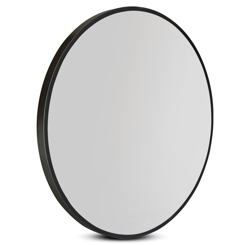Embellir Round Wall Mirror 50cm Makeup Bathroom Mirror Frameless - AULASH