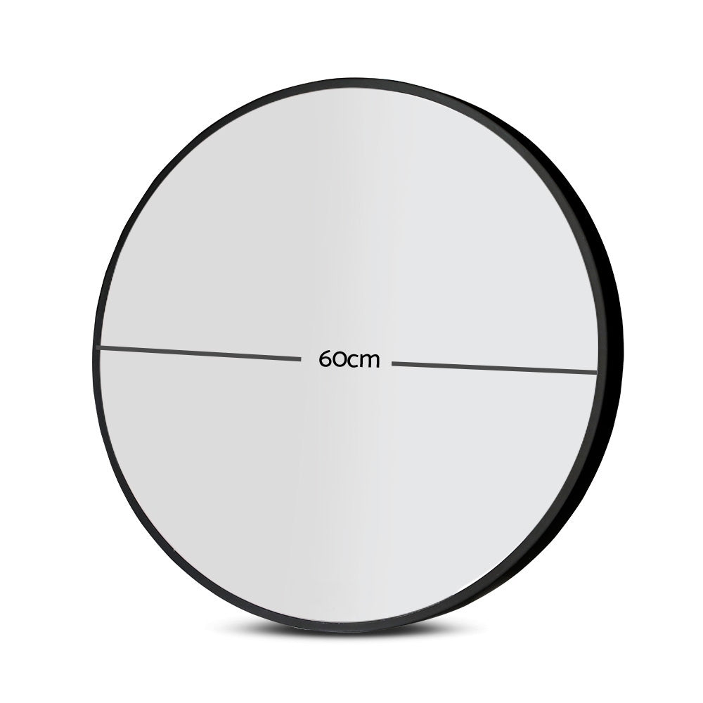 Embellir 60cm Wall Mirror Round Bathroom Makeup Mirror - AULASH