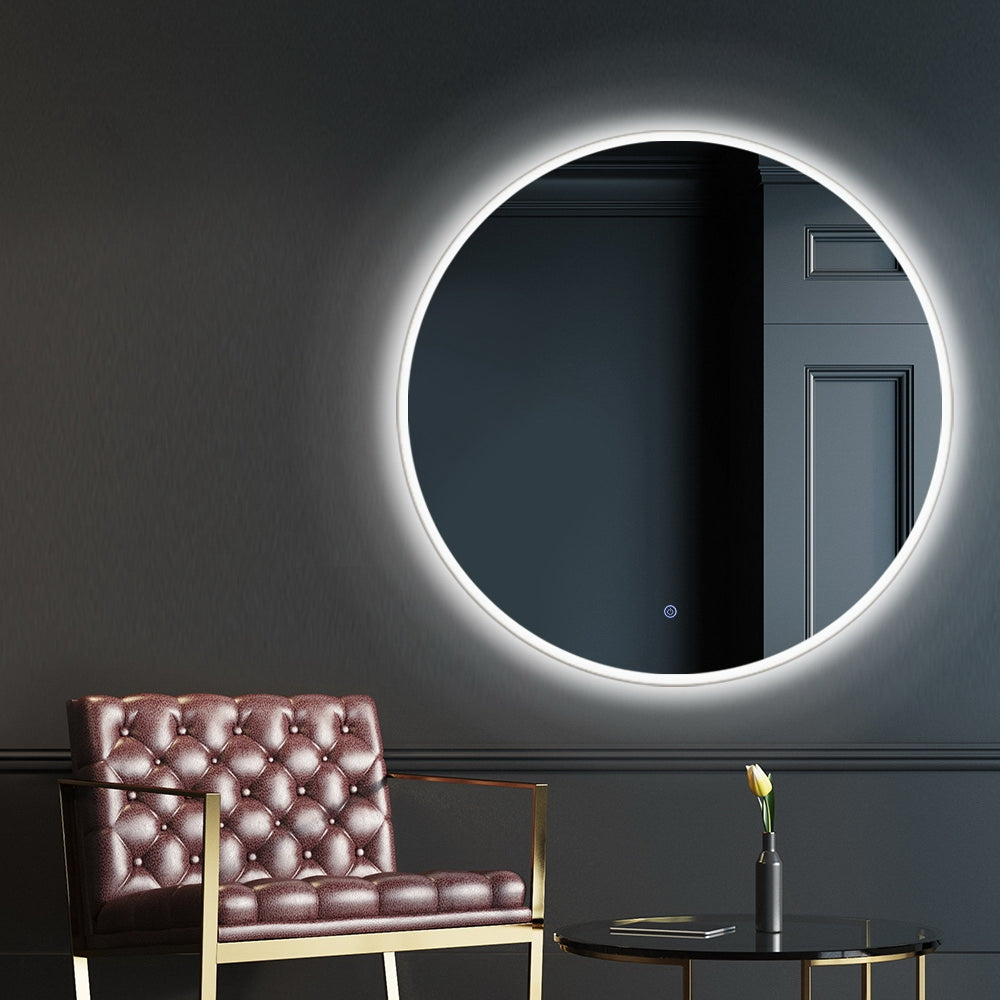 Embellir LED Wall Mirror Bathroom Light 80CM Decor Round decorative Mirrors - AULASH
