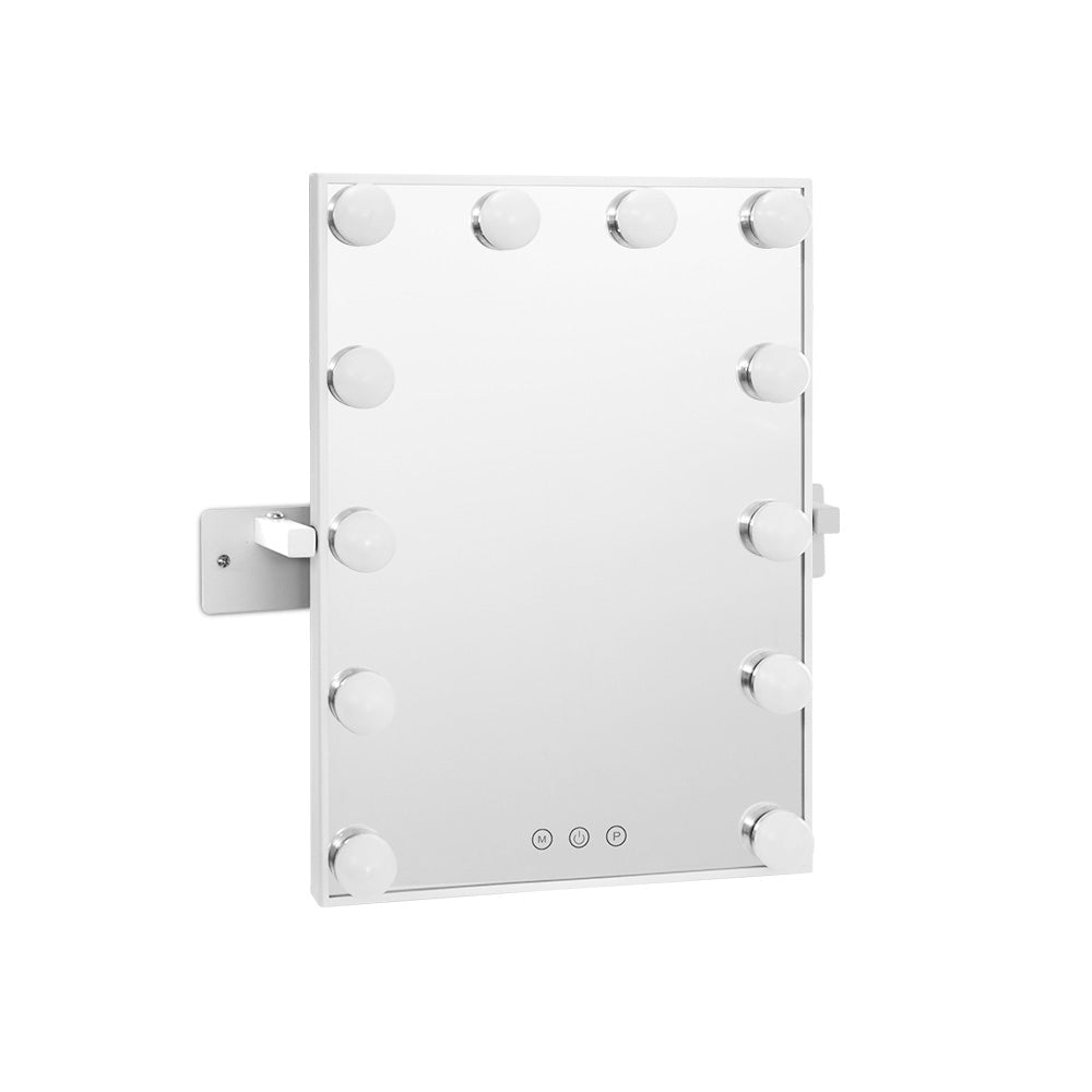 Embellir Hollywood Wall mirror Makeup Mirror With Light Vanity 12 LED Bulbs - AULASH