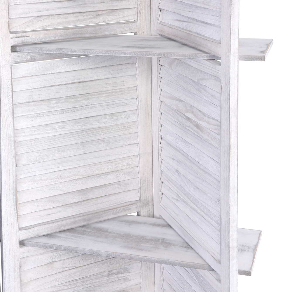Artiss Room Divider Privacy Screen Foldable Partition Stand 4 Panel White - AULASH
