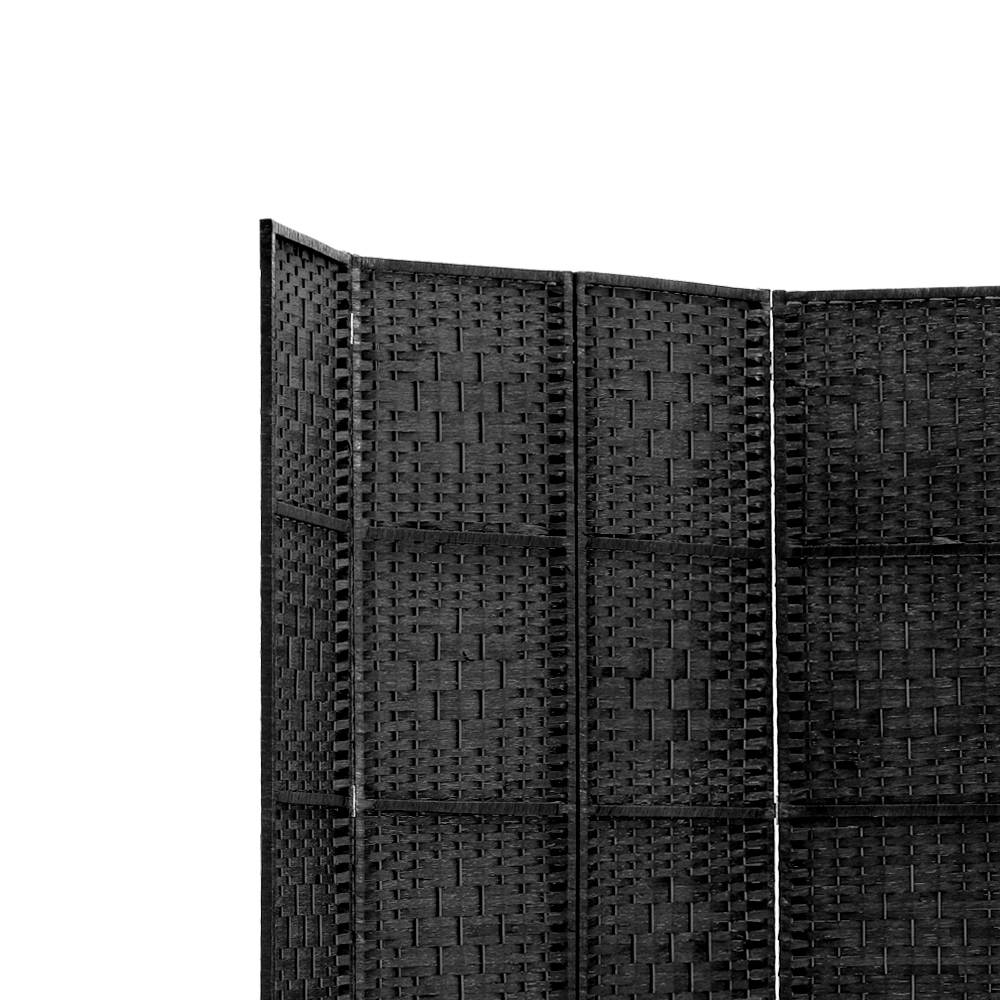 Artiss 6 Panel Room Divider - Black - AULASH