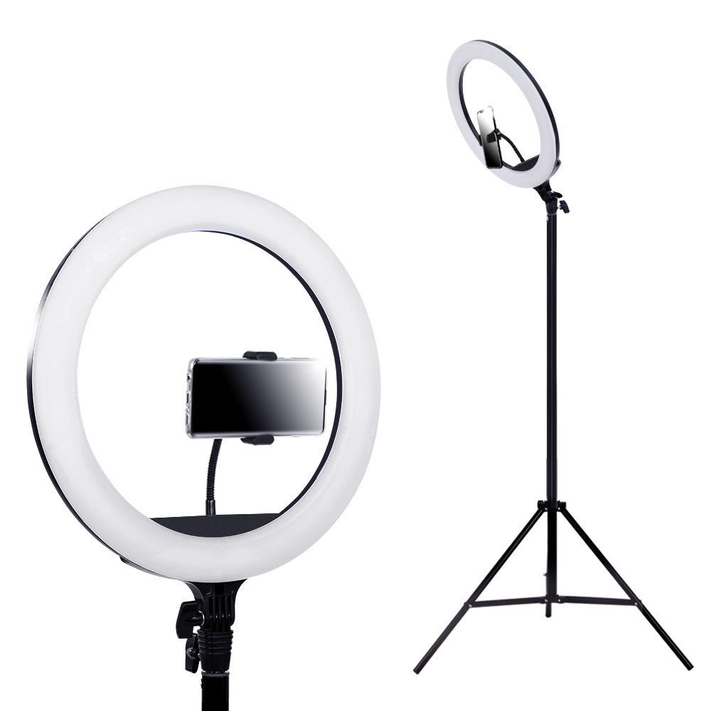 Embellir 14" LED Ring Light 5600K 3000LM Dimmable Stand MakeUp Studio Video - AULASH