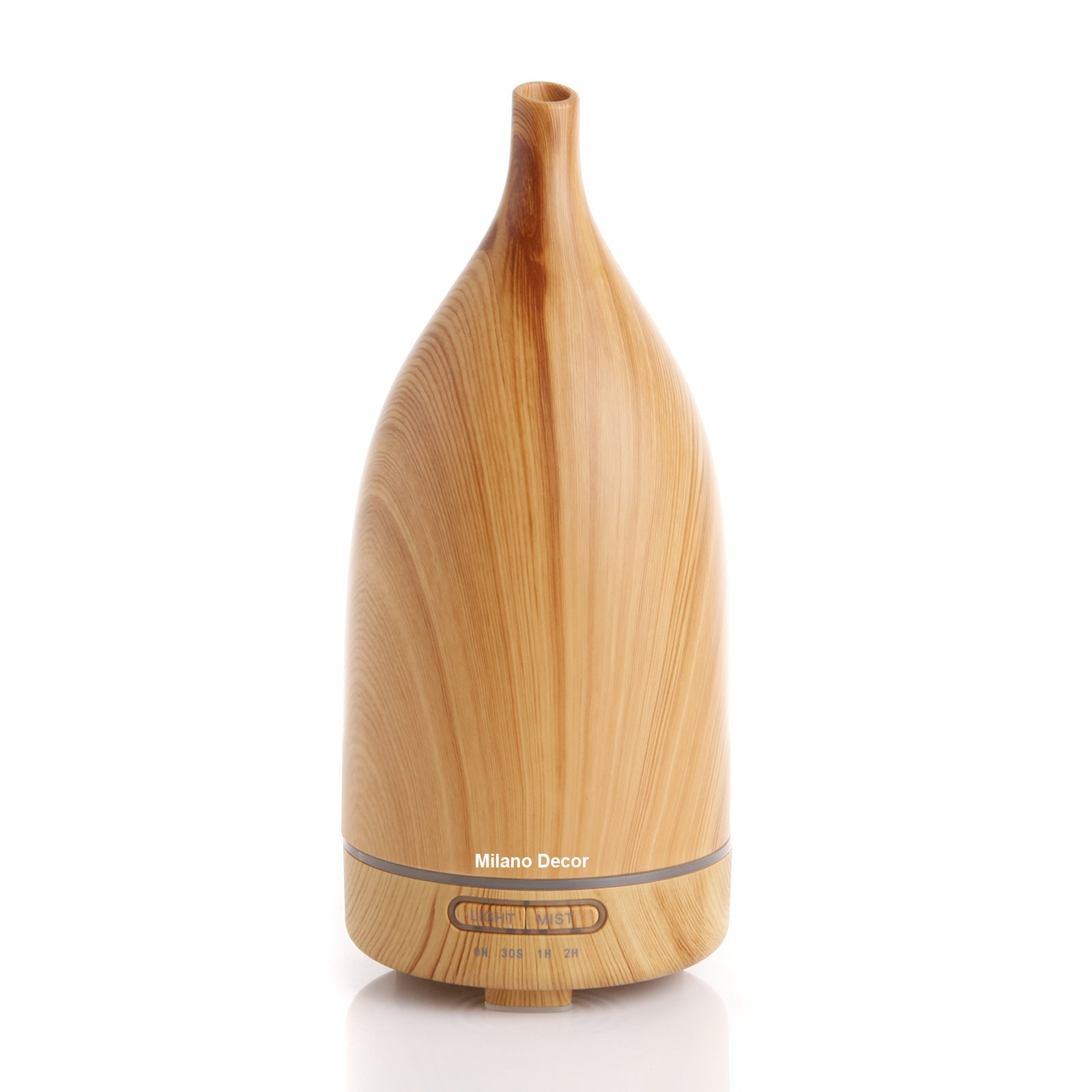 Milano Decor Aroma Diffuser 100ml Ultrasonic Humidifier Purifier And 3 Pack Oils Light Wood - AULASH
