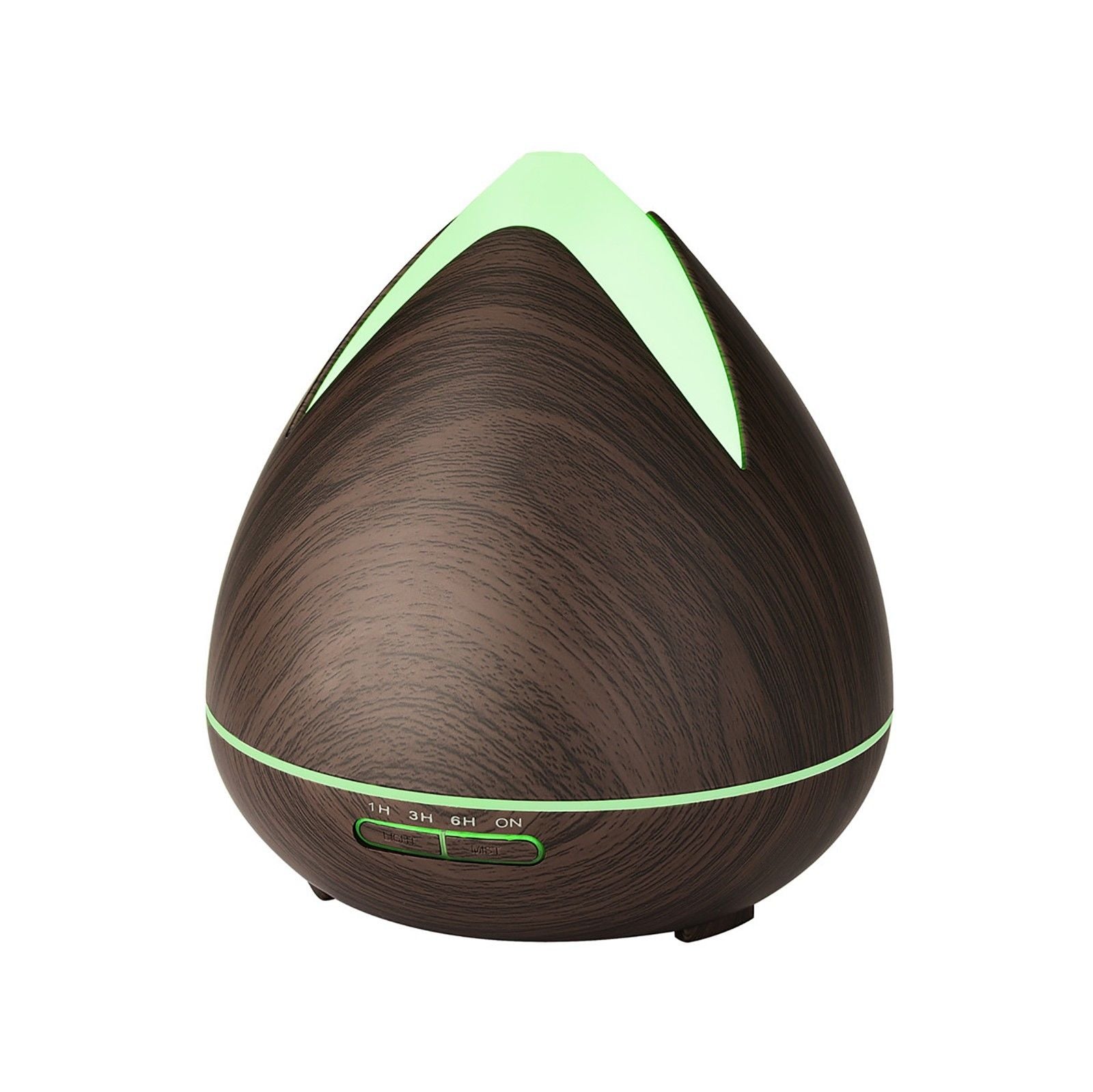 Essential Oils Ultrasonic Aromatherapy Diffuser Air Humidifier Purify 400ML Dark Wood - AULASH