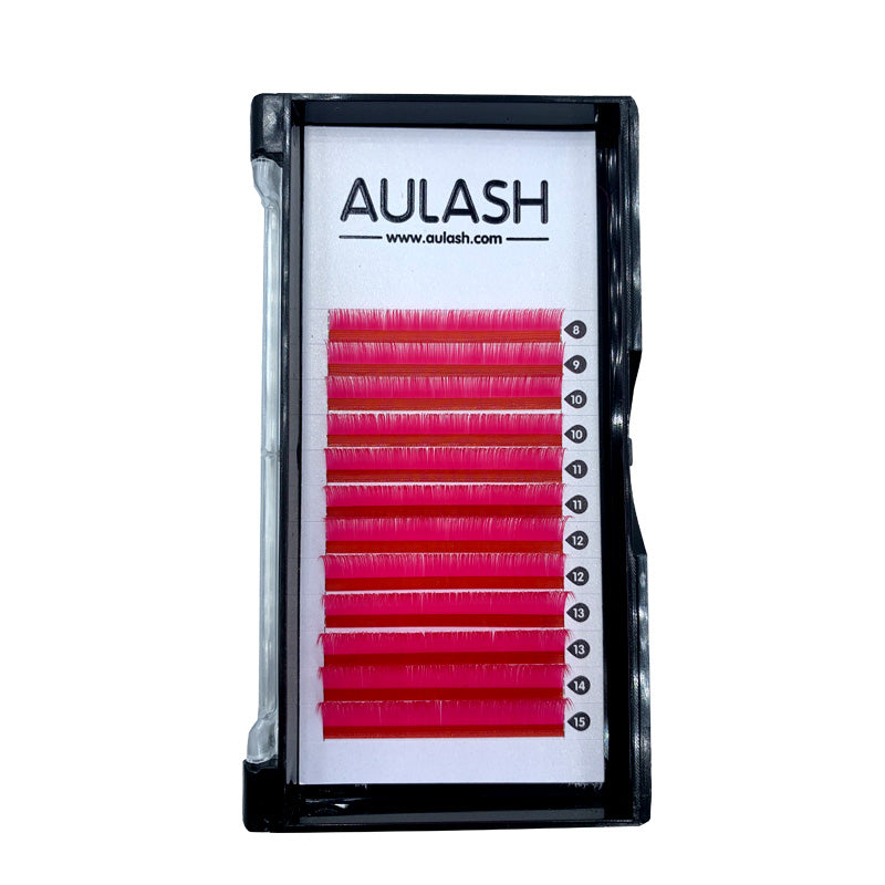 Korean PBT Fiber 0.07mm Color Lashes - AULASH