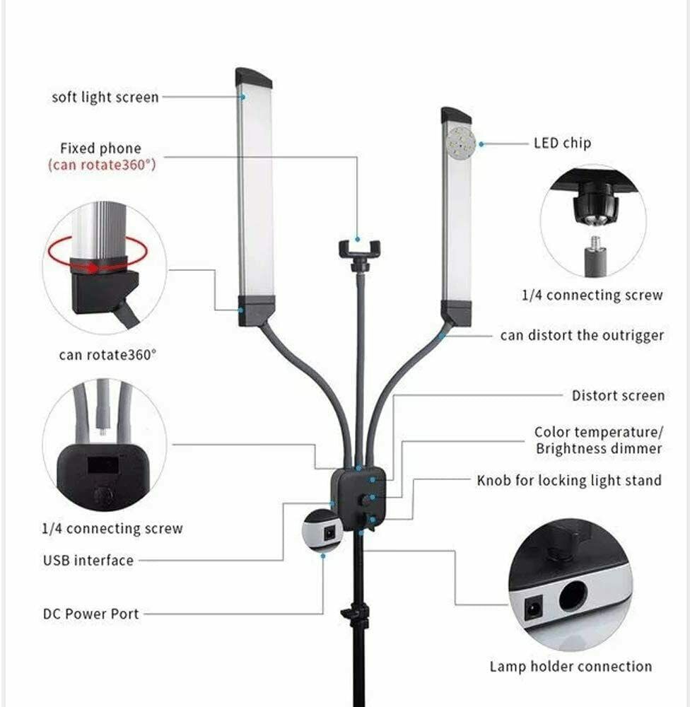 LED Beauty Light with Stand Set - AULASH