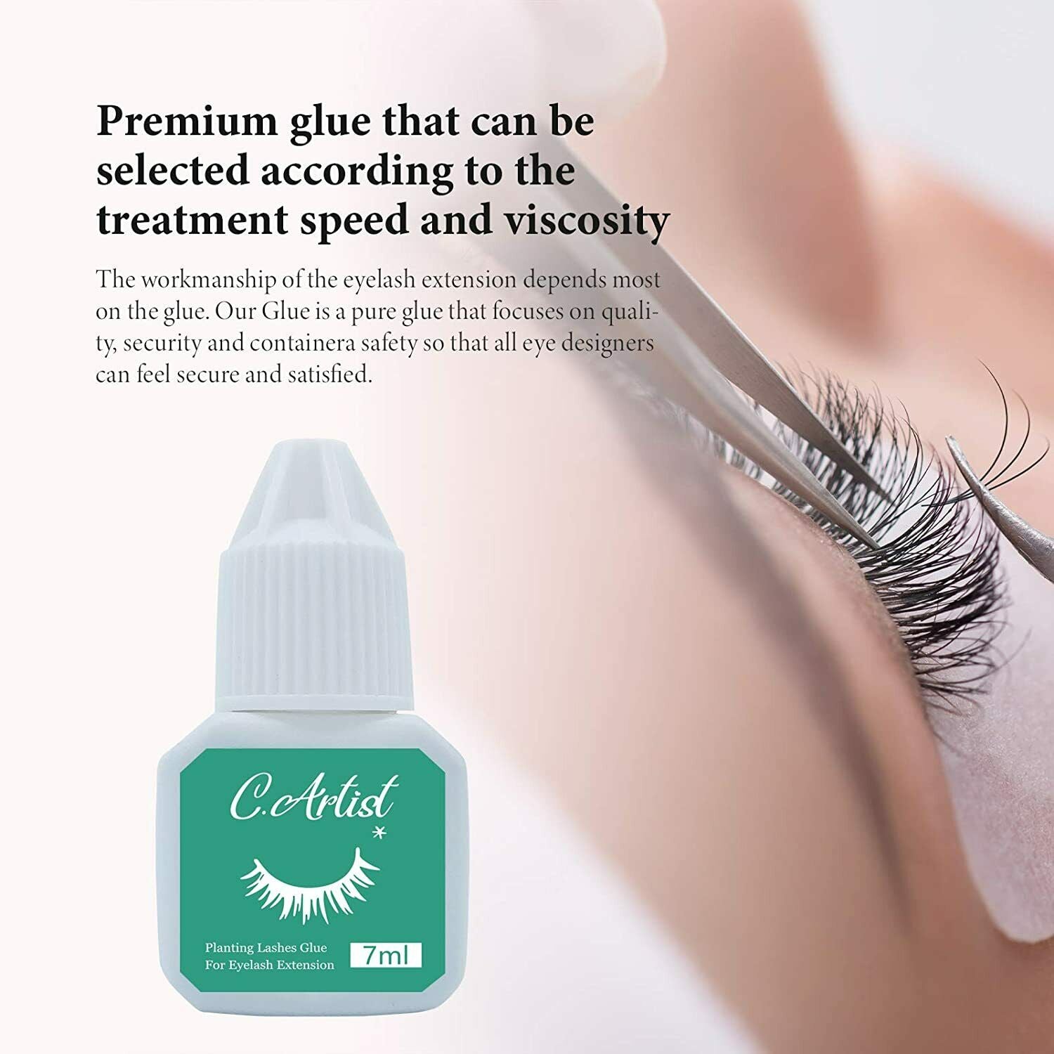 Ultra-fast Drying Eyelash Extensions Clear Glue 1-2 Sec - AULASH